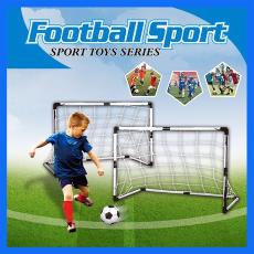 *儿童户外塑料足球门组合体育玩具大号足球框玩具92cm双门